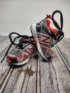 New Balance 695 Toddler 2W Gray/Black/Red KJ695BRI NWOB